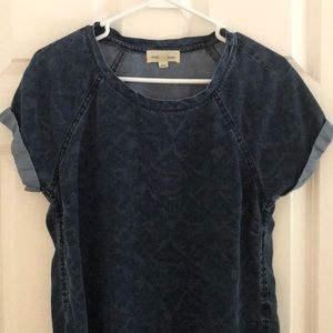 cloth & stone denim top